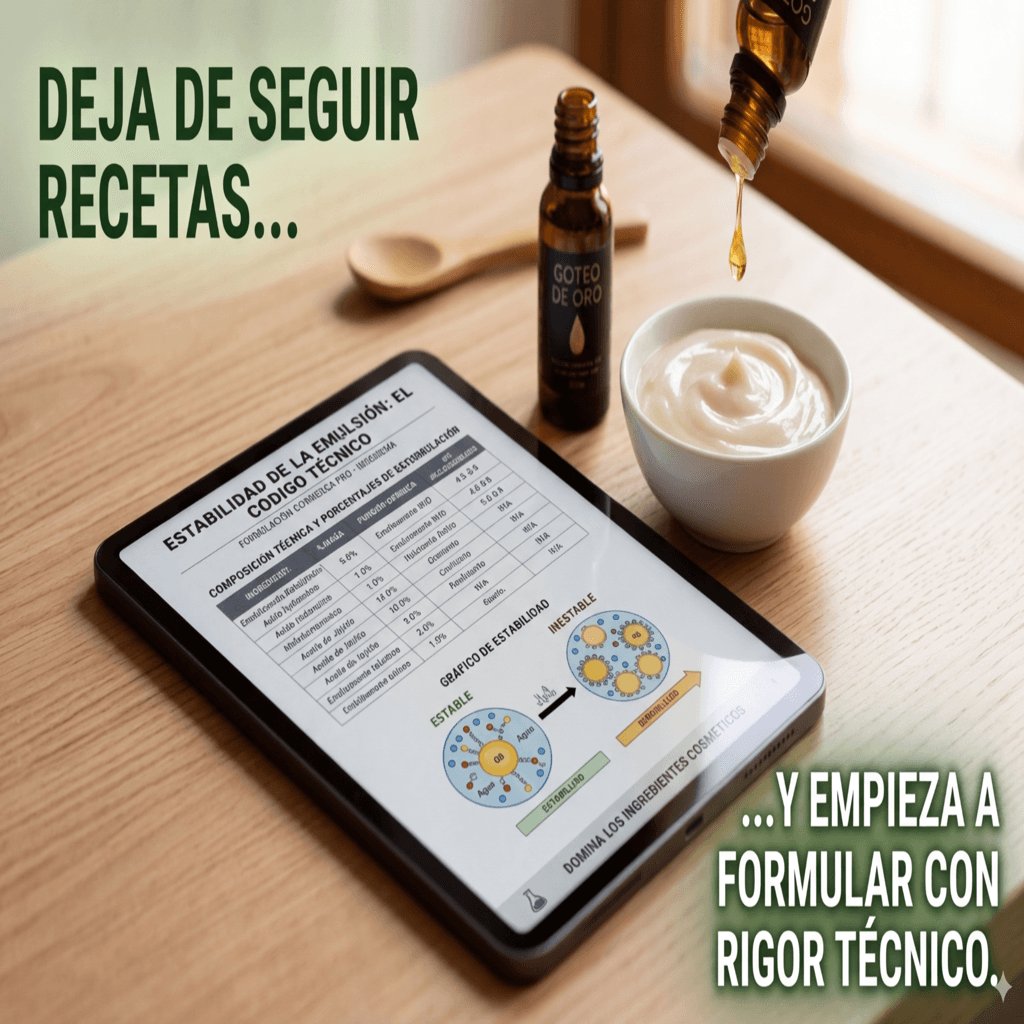 Deja de seguir recetas, empieza a formular con rigor técnico